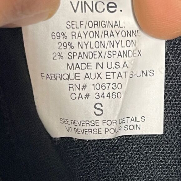 VINCE black High-Waist Seamless Leggings size Small - Picture 6 of 7